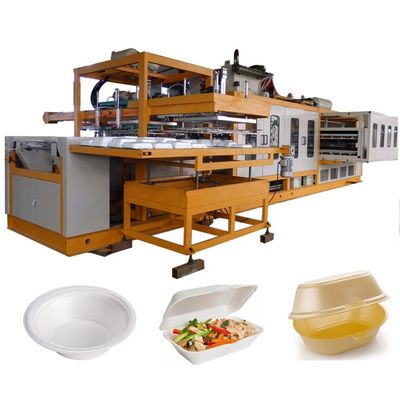 quality  Plates Long Life PS Foam Tray Styrofoam Food Box Making Machine factory